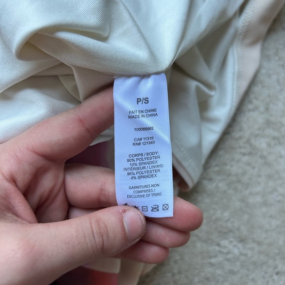 Dynamite Womens Feminine Pink Ruched Mesh Floral Maxi Dress - Size Small - Picture 6 of 7